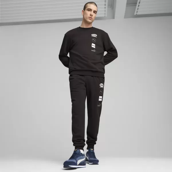  Férfi pulóver PUMA POWER GRAPHIC CREW 68275101 PUMA FEKETE 