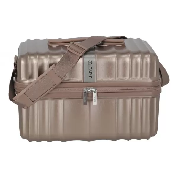  Bőrönd TRAVELITE PAROS BEAUTY CASE CAPPUCCINO 