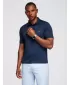 Mens t -phirt gallérral OMBRE OM-POSS-0150 SÖTÉTKÉK