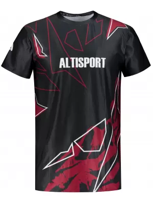 Prémium férfi szabadidő ing ALTISPORT VOJ/ALM123TR06 FEKETE-PIROS