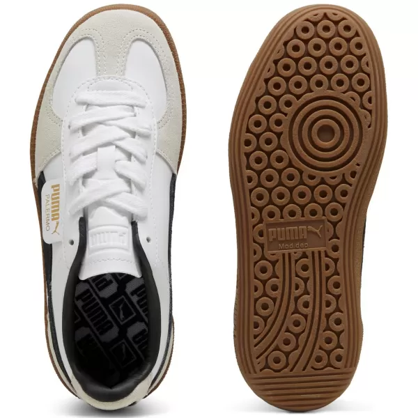  Bébi cipő PUMA PALERMO LTH JR 39727501 PUMA FEHÉR/GŐZSZÜRKE/GUMI 