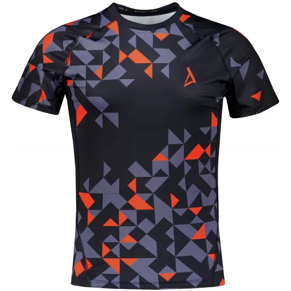  Férfi funkcionális tömörítés T -piró prémium ALTISPORT VOJ/ALM108TR04 FEKETE -ORANGE 