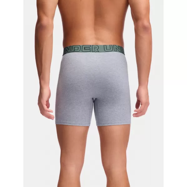  Férfi boxerek UNDER ARMOUR M PERF COTTON 6IN (3KS) 1383889-035 JÁSPIS KÉK 