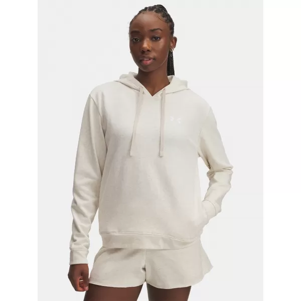  Női pulóver UNDER ARMOUR UA RIVAL TERRY HOODIE 6005511-783 BARNA 