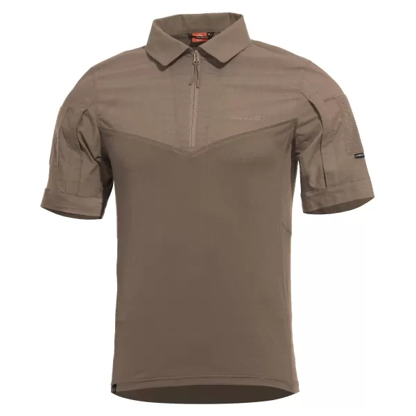  Férfi póló gallérral PENTAGON RANGER SHORT ARM SHIRT K02013 PRÉRIFARKAS 