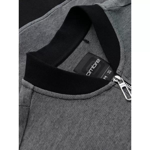  Férfi pulóver OMBRE OM-SSZP-0210 FEKETE 