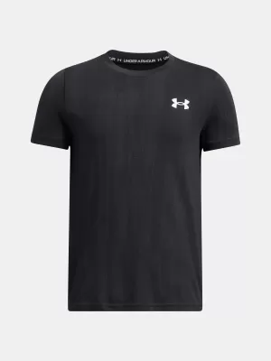 Fiú póló UNDER ARMOUR VANISH SEAMLESS SS 1388130-001 FEKETE
