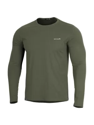 póló PENTAGON AGERON 2.0 LONG ARM SHIRT K09029 OLÍVA ZÖLD