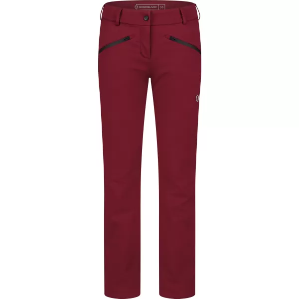  Női softshell nadrág NORDBLANC SWEEP NBFPL8278 BURGUNDIA 