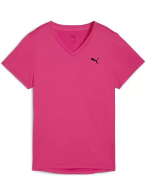 Ing PUMA W TAD ESSENTIAL VNECK TEE 52589099 IZZÓ RÓZSASZÍNŰ