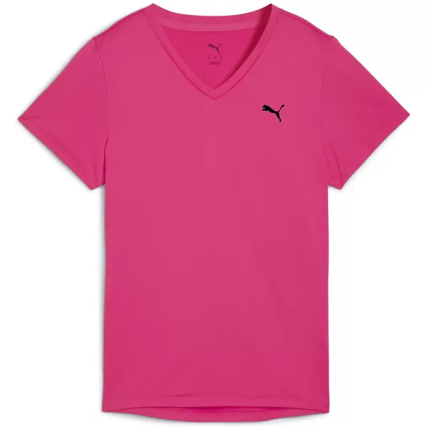 Ing PUMA W TAD ESSENTIAL VNECK TEE 52589099 IZZÓ RÓZSASZÍNŰ 