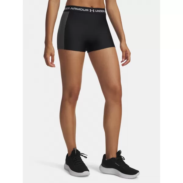  Női rövidnadrág UNDER ARMOUR UA HG RIB SHORTY 6004852-001 FEKETE 