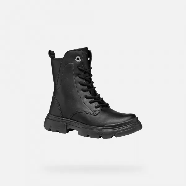  Lány bokacsizma GEOX JUNETTE J56HVB000BCC9999 FEKETE 