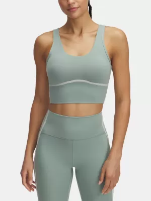 Női felső UNDER ARMOUR MERIDIAN PIPED CROP TANK 6003529-348 ZÖLD