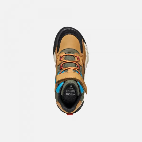  Fiú bokacsizma GEOX FLEXYPER PRO J56NBA0ME22C2GA3 VILÁGOSBARNA 