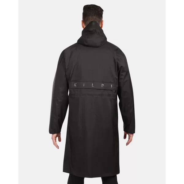  Férfi esőkabát KILPI TEAM RAINCOAT-U ZU0105KI FEKETE 