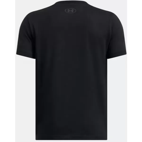  Fiú póló UNDER ARMOUR UA B BOXED SPORTS UPDATE SS 1388672-001 FEKETE 