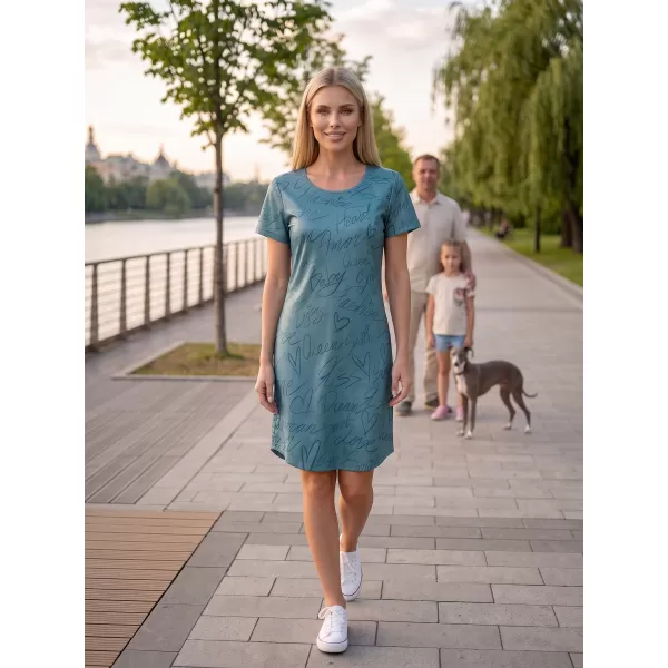  Női hosszabbított póló/prémium ruha ALTISPORT VOJ/ALW084SAT02 ZÖLD 