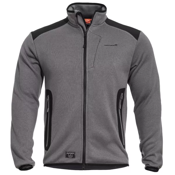  Pulóver PENTAGON AMINTOR FLEECE JACKET K08028 FARKAS/SZÜRKE 