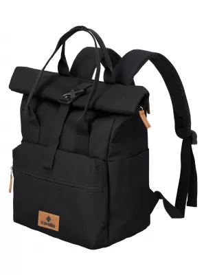 Hátizsák TRAVELITE BASICS SHORT HANDLE ROLL-UP FEKETE