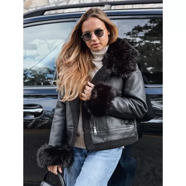  Női kabát DSTREET TY5244 FEKETE 