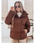 Női kabát DSTREET TY4958 BARNA
