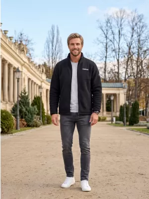 Férfi pulóver ALTISPORT OMAL FEKETE