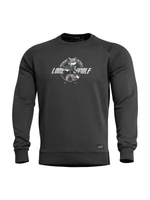 Pulóver PENTAGON HAWK SWEATER LONE WOLF K09019 FEKETE