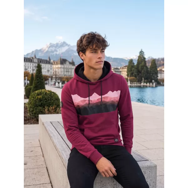  Férfi pulóver ALTISPORT GORO BURGUNDIA 