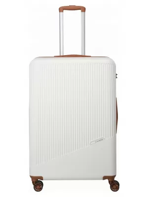 Bőrönd TRAVELITE BALI L FEHÉR/KONYAK