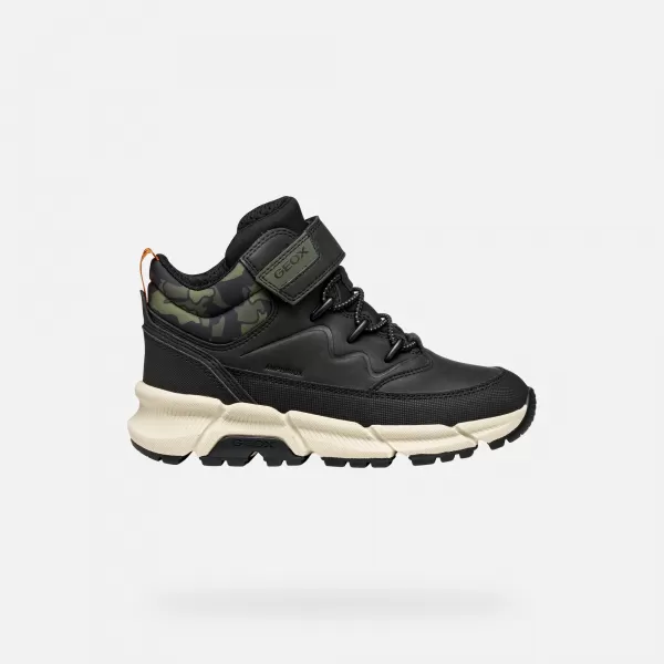  Fiú bokacsizma GEOX FLEXYPER PLUS J36LCG0MEMNC0033 FEKETE 