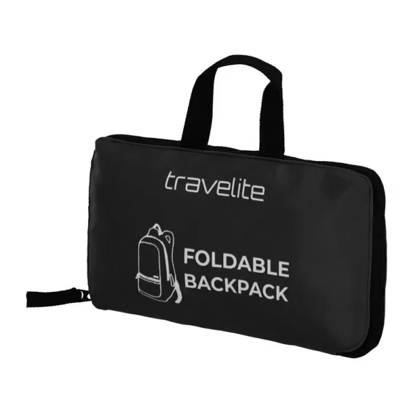  Hátizsák TRAVELITE FOLDABLE BACKPACK FEKETE 