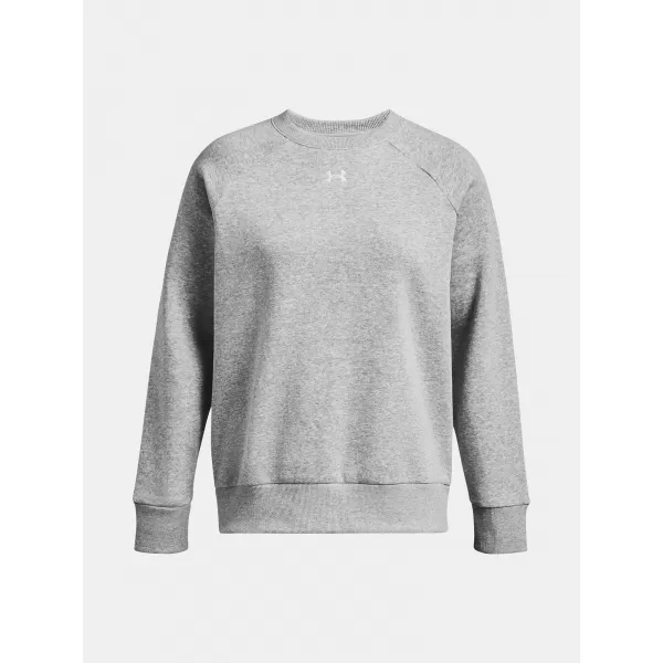 Női pulóver UNDER ARMOUR UA RIVAL FLEECE CREW 1379508-012 SZÜRKE 