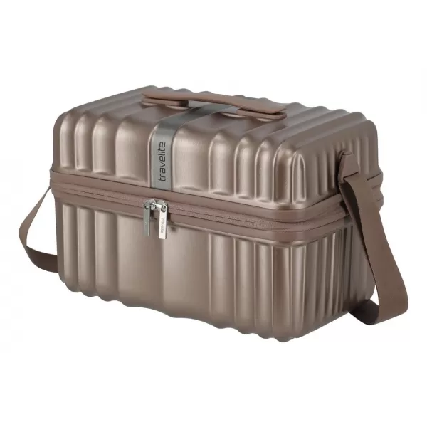  Bőrönd TRAVELITE PAROS BEAUTY CASE CAPPUCCINO 