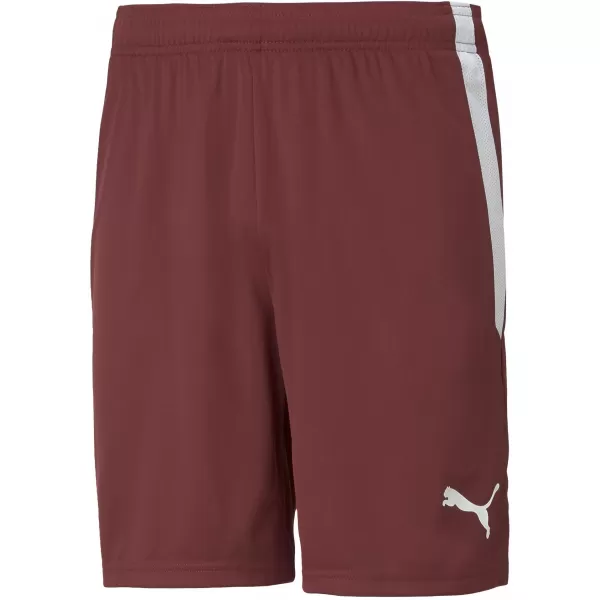  Rövidnadrág PUMA TEAMLIGA SHORTS 704924_09 CORDOVAN/ CORDOVAN/PUMA FEHÉR 