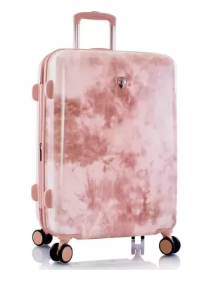 Bőrönd HEYS TIE-DYE M RÓZSA