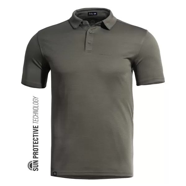  Férfi póló gallérral PENTAGON VANQUISH POLO SHIRT K09048 BARNA SZÜRKE 