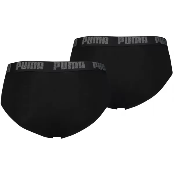  Férfi rövidnadrág PUMA BASIC BRIEF 2P 88910006 FEKETE/FEKETE 