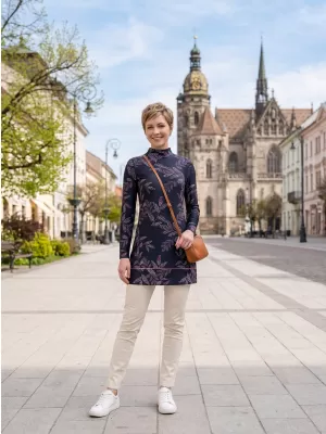 Női garbó ALTISPORT GWENITH FEKETE