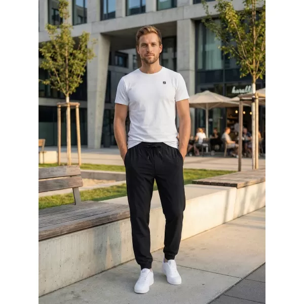  Férfi nadrág ALTISPORT ATS JOGGER CLASSIC - FIT FEKETE 
