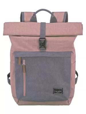 Hátizsák TRAVELITE BASICS ROLL-UP BACKPACK RÓZSA