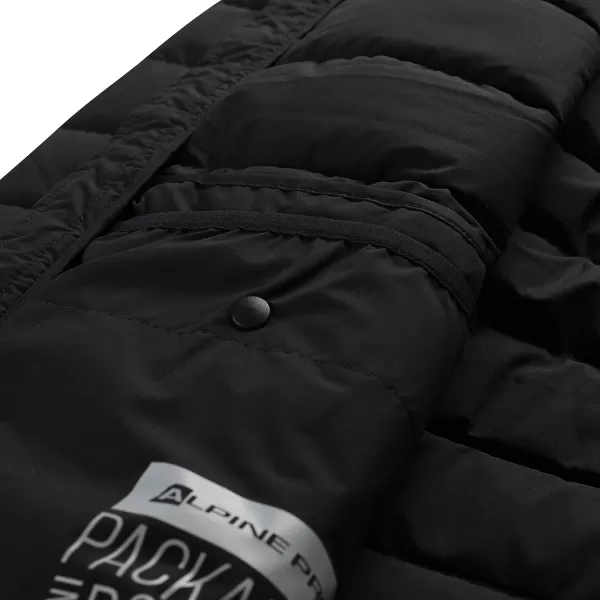  Kabát ALPINE PRO RETER FEKETE 
