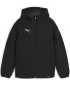 Kabát PUMA TEAMADDITIONS HOODED PADDED JACKET JR 65973803 PUMA FEKETE/PUMA EZÜST