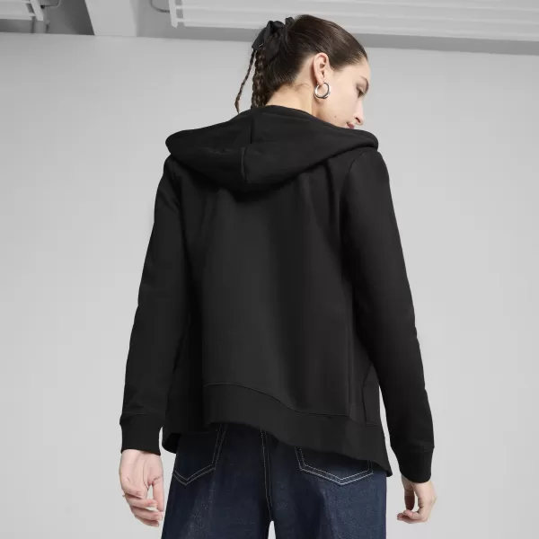  Női kabát PUMA ESS FULL-ZIP HOODIE FL 68240401 PUMA FEKETE 