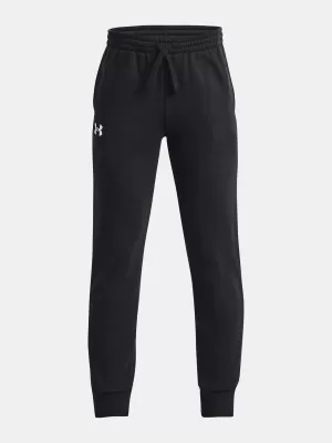 Fiú melegítőnadrág UNDER ARMOUR UA RIVAL FLEECE JOGGERS 1379787-001 FEKETE