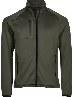 Férfi pulóver TEE JAYS | TJ 9100 MÉLYZÖLD