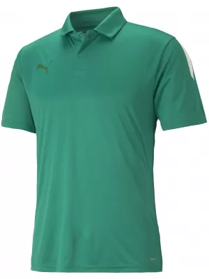Ing gallérral PUMA TEAMLIGA SIDELINE POLO 65725705 PEPPER GREEN/ BORS ZÖLD/PUMA FEHÉR