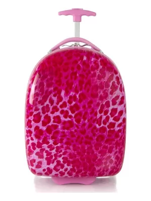 Bőrönd HEYS KIDS PINK LEOPARD RÓZSASZÍN LEOPÁRD