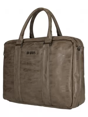 Táska ENRICO BENETTI ROTTERDAM 15 NOTEBOOK BAG KÖZEPES SZÜRKÉS