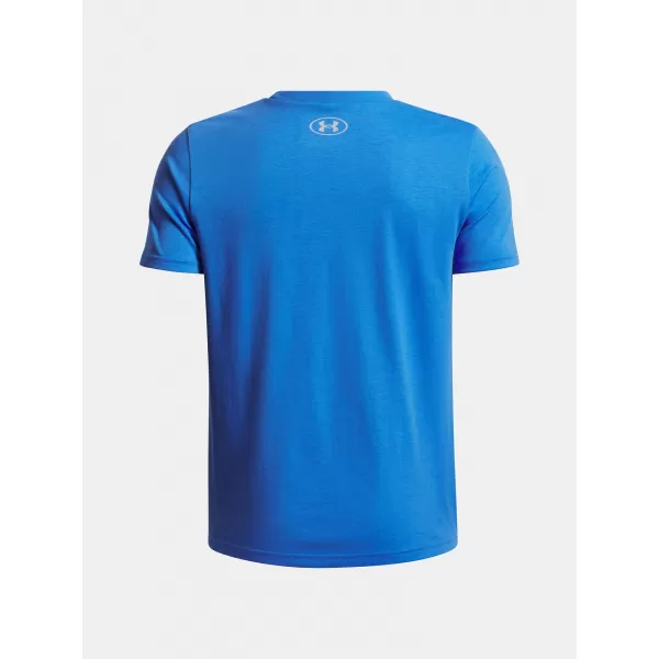  Fiú póló UNDER ARMOUR UA B LOGO WORDMARK SS KÉK 